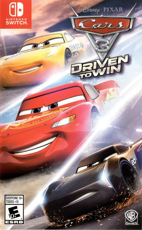 Cars 3: Driven to Win box art for Playstation 3
